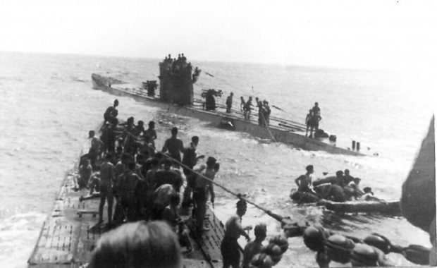 Η διάσωση των ναυαγών από το γερμανικό υποβρύχιο